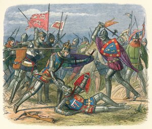 El Rey atacado por el Duque de Alençon, 1415