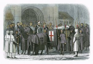 El cuerpo del rey Ricardo II llevado a la catedral de San Pablo de James William Edmund Doyle