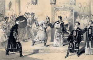 El emperador Weit-Soong y su corte, prisioneros de los tártaros