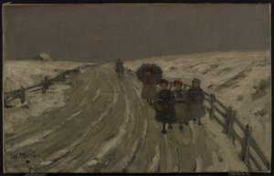 Regreso de la escuela de James Wilson Morrice
