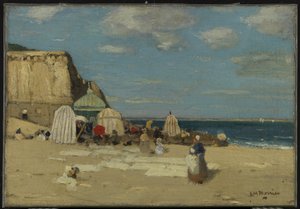 La playa, St. Malo, c.1900 de James Wilson Morrice