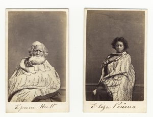 Epuni Hutt y Eliza Porirua, c.1865