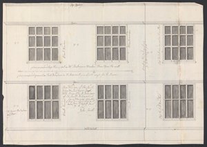 Cobham Hall, Kent: Diseño para ventanas