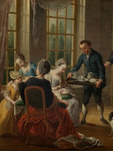Detalle de Afternoon Tea de Jan Anton Garemyn