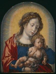 Virgen con el Niño, c.1520 (óleo sobre tabla)