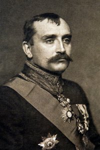 Paul Claudel en traje de cónsul 1910 - fotografía de Jan Nepomuk Langhans de Jan (studio of) Langhans