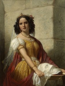 Salomé con la cabeza de Juan el Bautista de Jan Adam Janszoon Kruseman