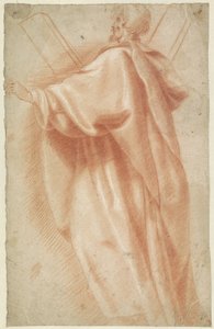 San Andrés de pie, de cuerpo entero, a la izquierda de Jan Anton Garemyn