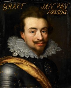 Retrato de Jan el Joven, Conde de Nassau-Siegen (Conde Juan VIII de Nassau-Siegen) de Jan Antonisz van Ravesteyn (workshop of)