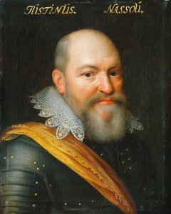 Retrato de Justinus van Nassau, hijo ilegítimo del príncipe Guillermo I y Eva Elinx de Jan Antonisz van Ravesteyn (workshop of)