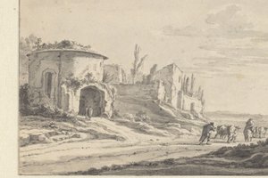 Vista de S. Teodoro en Roma de Jan Asselijn