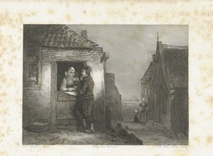 pareja volendam de Jan Baptist Tetar van Elven