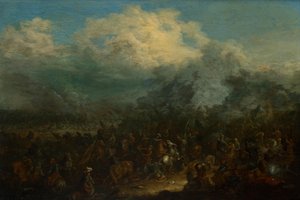 Batalla ecuestre de Jan Baptist van der Meiren