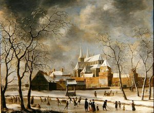 La ciudad de Deventer de Jan Beerstraten