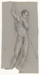 hombre desnudo con palo de Jan Brandes (possibly)