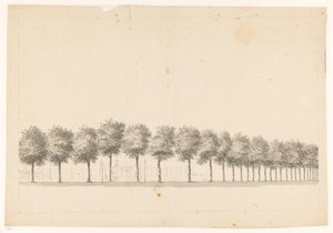 Bomenallee en Batavia de Jan Brandes