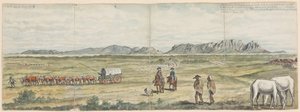 Khoikhoi y colonos en la llanura del Cabo de Jan Brandes