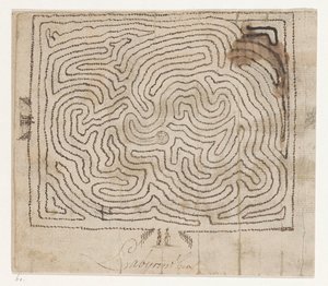 laberinto Labyrinthus (título sobre objeto) de Jan Brandes