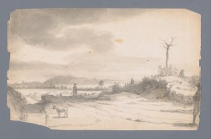 Paisaje cerca de Renkum de Jan Brandes