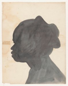 Silueta retrato de Sara de Jan Brandes