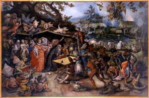 Tentaciones de San Antonio Abad de Jan Brueghel the Elder
