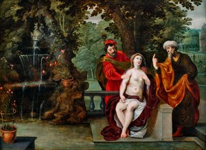 Susana y los ancianos de Jan Brueghel the Younger