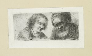 jong en oude hombre The Compleat Work of Etchings de John Chalon / Oeuvre Complette des Eaux Fortes par Jean Chalon (título de la serie) de Jan Chalon