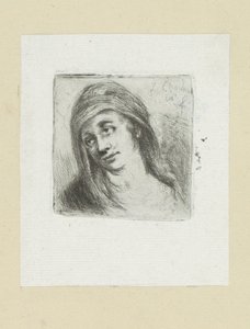 Jonge vrouw conoció a hoofddoek The Compleat Work of Etchings de John Chalon / Oeuvre Complette des Eaux Fortes par Jean Chalon (título de la serie) de Jan Chalon