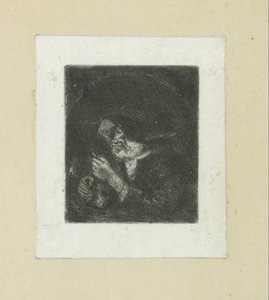 Hombre bij kaarslicht The Compleat Work of Etchings de John Chalon / Oeuvre Complette des Eaux Fortes par Jean Chalon (título de la serie) de Jan Chalon
