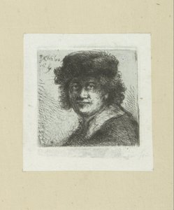 El hombre pone azada en Platte Kraag The Compleat Work of Etchings de John Chalon / Oeuvre Complette des Eaux Fortes par Jean Chalon (título de la serie) de Jan Chalon
