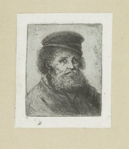 Oude hombre pone a baard en un pedo The Compleat Work of Etchings de John Chalon / Oeuvre Complette des Eaux Fortes par Jean Chalon (título de la serie) de Jan Chalon