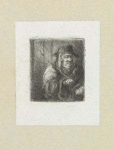 Oude man puso la repisa de la chimenea en azada The Compleat Work of Etchings de John Chalon / Oeuvre Complette des Eaux Fortes par Jean Chalon (título de la serie) de Jan Chalon