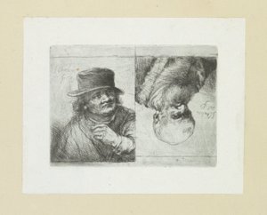 Twee mansportretten The Compleat Work of Etchings de John Chalon / Oeuvre Complette des Eaux Fortes par Jean Chalon (título de la serie)