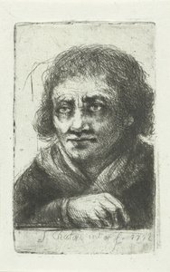 Hombre adulto, su mano derecha visible de Jan Chalon