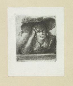 Vrouw pone azada redonda The Compleat Work of Etchings de John Chalon / Oeuvre Complette des Eaux Fortes par Jean Chalon (título de la serie) de Jan Chalon