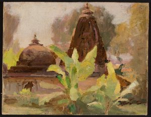 Ahmedabad - Templo jainista. De un viaje a la India de Jan Ciągliński