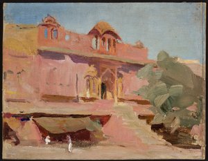Jaipur - edificios. De un viaje a la India de Jan Ciągliński