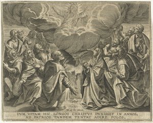 Ascensión de Cristo de Jan Collaert (II)