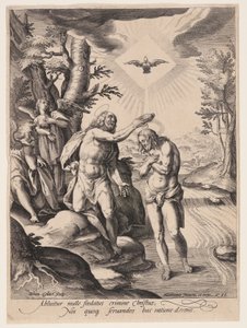 El Bautismo de Cristo de Jan Collaert II