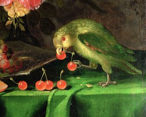 Naturaleza Muerta de Frutas y Flores (detalle)
