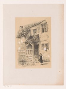 Fachada de una casa residencial de Jan Diederikus Kruseman