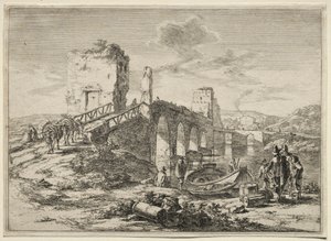 El puente Molle sobre el Tíber