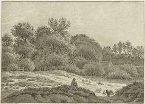 Paisaje cerca de Overveen de Jan Evert Grave
