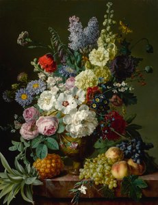 Bodegón de flores en un jarrón de Jan Frans van Dael