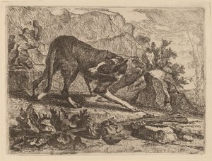 Paisaje con Galgo y Rifle de Jan Fyt
