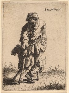 Mendigo con una pierna de madera, 1632