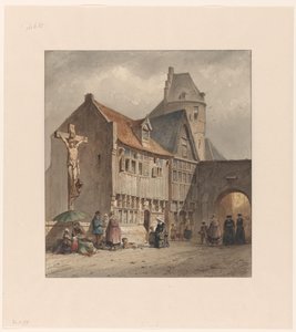 Calle en Amberes de Jan Gerard Smits