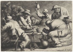comida de granjero de Jan Gillisz. van Vliet