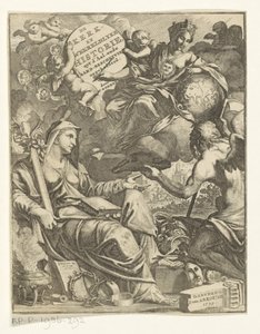 Alegoría de la Iglesia y la Historia Mundial La iglesia y la historia mundial, uyt d