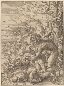 Caín Matando a Abel de Jan Gossaert